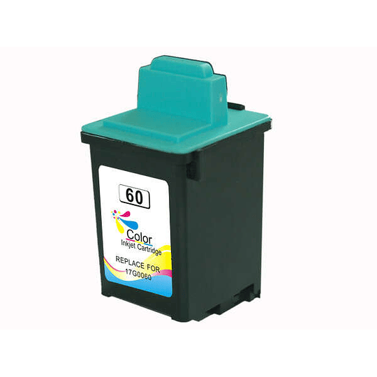 Lexmark 60 Color Cartucho de Tinta Generico - Reemplaza 17G0060E