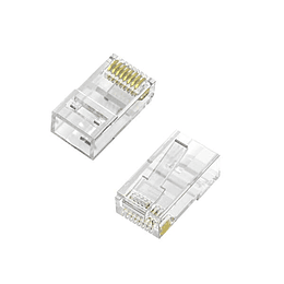 Aisens Pack de 100 Conectores RJ45 8 Hilos CAT.6 AWG24