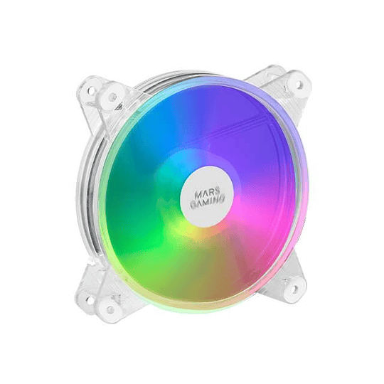 Mars Gaming Ventilador 120mm - Iluminacion RGB - Velocidad Max. 1100rpm