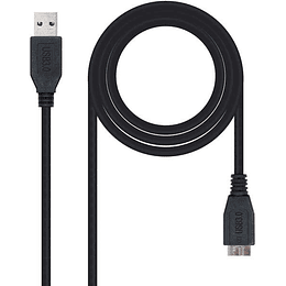 Nanocable Cable USB-A 3.0 Macho a Micro-USB 3.0 Macho 1m