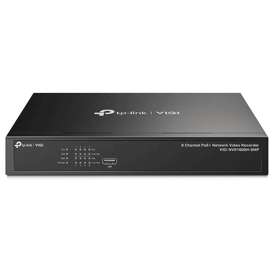 VIGI Grabador IP NVR1008H-8MP Rack 01 HDD 08 C PoE