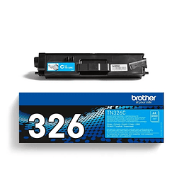 Brother TN326 Cyan Cartucho de Toner Original - TN326C