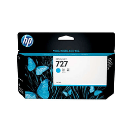 HP 727 Cyan Cartucho de Tinta Original - B3P19A