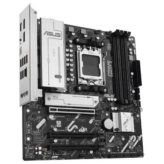 Asus Prime B840M-A-CSM Placa Base AM5 - 4x DDR5, 3x M2, 4x Sata III, PCIe 3.0, 4.0, USB 2.0, 3.2, USB-C, RJ-45, HDMI, DisplayPort - Factor de Forma Mi