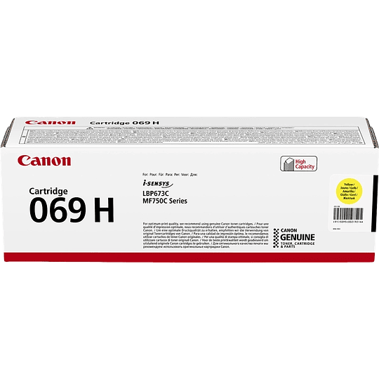 Canon 069H Amarillo Cartucho de Toner Original - 5095C002