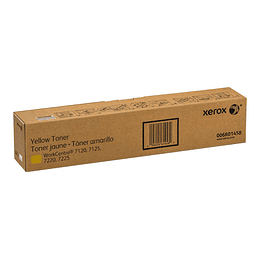 Xerox WorkCentre 7120/7125/7220/7225 Amarillo Cartucho de Toner Original - 006R01458