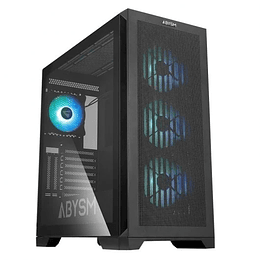 Abysm Gaming Danube Mura BX300 ARGB Caja Torre ATX, EATX, ITX, micro ATX - Lateral Cristal Templado - 3.5" y 2.5" - USB-C 3.2, USB-A 3.2 y Audio - 4 V