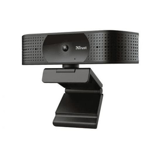 Trust TW350 Webcam UltraHD 4K USB 2.0 - 2 Microfonos Incorporados - Enfoque Automatico - Campo de Vision 74º - Tapa de Privacidad