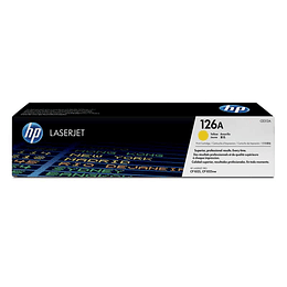 HP CE312A Amarillo Cartucho de Toner Original - 126A