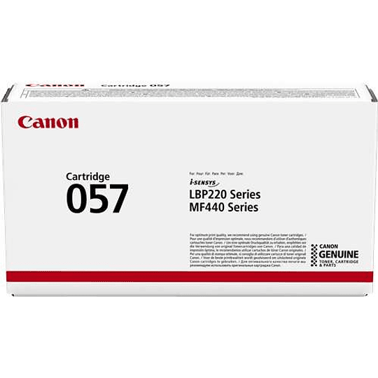 Canon 057 Negro Cartucho de Toner Original - 3009C002