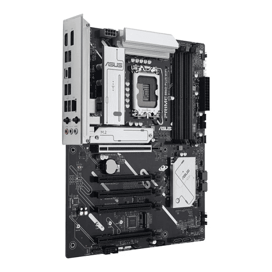 Asus Prime B860M-PLUS WIFI Placa Base LGA 1851 - WiFi, Bluetooth, 4x DDR5, 2x M2, 4x SATA III, PCIe 4.0, 5.0, USB 2.0, 3.2, USB-C, RJ-45, HDMI, Displa