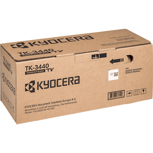 Kyocera TK3440 Negro Cartucho de Toner Original - 1T0C0T0NL0