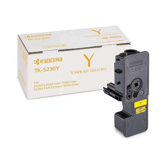 Kyocera TK5230 Amarillo Cartucho de Toner Original - 1T02R9ANL0/TK5230Y