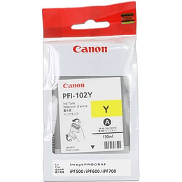 Canon PFI102 Amarillo Cartucho de Tinta Original - 0898B001