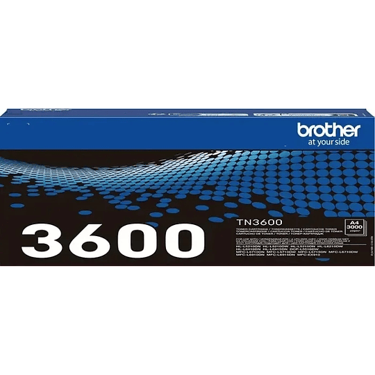 Brother TN3600 Negro Cartucho de Toner Original - TN3600