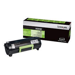 Lexmark MS310/MS410/MS510/MS610 Negro Cartucho de Toner Original - 50F2H0E/502H/50F2H00