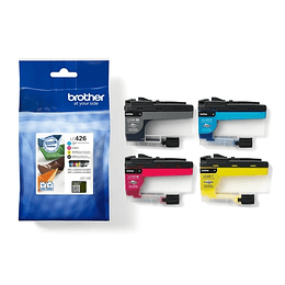 Brother LC426 Pack de 4 Cartuchos de Tinta Originales - LC426VAL