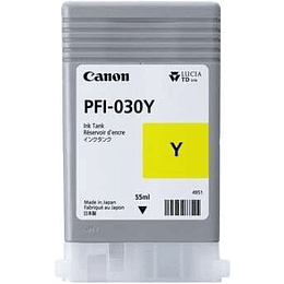 Canon PFI030 Amarillo Cartucho de Tinta Original - 3492C001