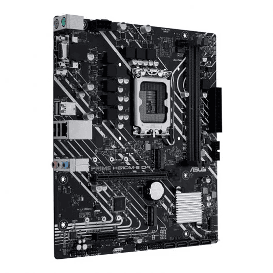 Asus Prime H610M-E D4 CSM Placa Base Intel1700 2x DDR4 - HDMI, M.2, PCIe3.0, 4x Sata III, USB 3.2, MicroATX