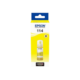 Epson 114 Amarillo Botella de Tinta Pigmentada Original - C13T07B440