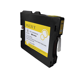 Ricoh GC31Y Amarillo Cartucho de Tinta Pigmentada Generico - Reemplaza 405691/405704