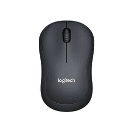 Logitech M220 Silent Raton Inalambrico 1000dpi - Silencioso - 3 Botones - Uso Ambidiestro - Color Gris