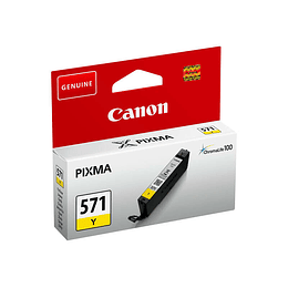 Canon CLI571 Amarillo Cartucho de Tinta Original - 0388C001