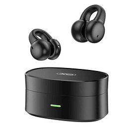 XO Auriculares Inalambricos - Bluetooth 5.2 - Carga Tipo C - Induccion de Aire - Bateria Auricular 2X35mAh - Bateria Caja 250mAh - Color Negro