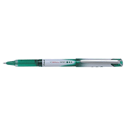 Pilot Boligrafo de Tinta Liquida V Ball Grip 05 - Punta de Bola Conica 0.5mm - Trazo 0.3mm - Grip de Goma - Color Verde