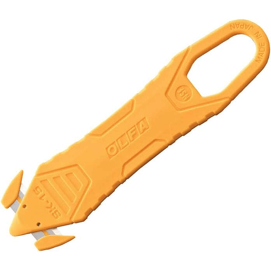 Olfa Pack de 10 Cutters Pequeños Desechables con Hojas Ocultas - Acero Inoxidable - Certificacion NSF - Maxima Seguridad - Uso Ambidiestro