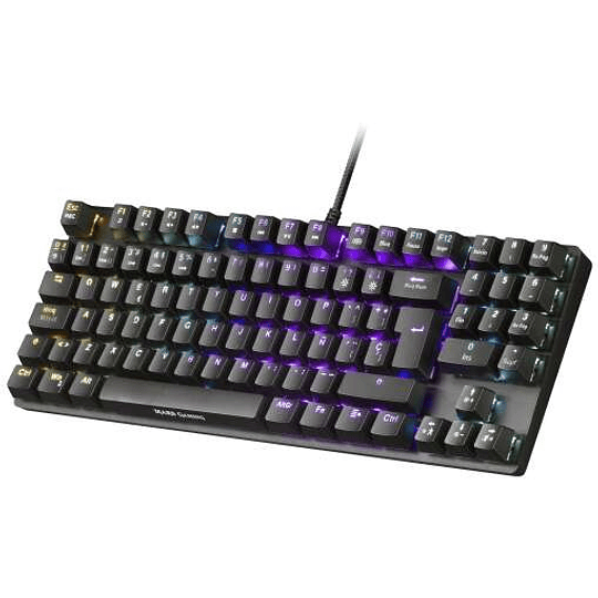 Mars Gaming MKREVO PRO Teclado Mecanico USB - Teclas OUTEMU Blue - Antighosting - Iluminacion RGB - Cable de 1.50m