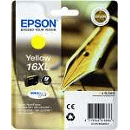 Epson T1634 Amarillo Cartucho de Tinta Original - C13T16344012