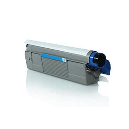 OKI C610 Cyan Cartucho de Toner Generico - Reemplaza 44315307