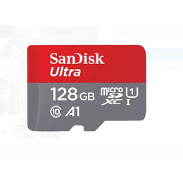 Sandisk Ultra Tarjeta Micro SDXC 128GB UHS-I A1 Clase 10 con Adaptador