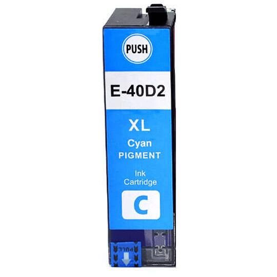 Epson T40D2 Cyan Cartucho de Tinta Pigmentada Generico - Reemplaza C13T40D240/C13T40C240