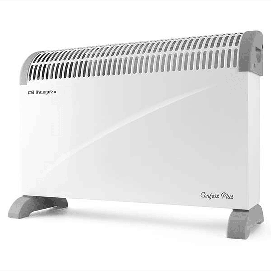 Orbegozo Convector Orbegozo CV 4000 A - Expulsion de Aire Caliente por la Parte Superior - Control con Interruptores Luminosos y Termostato Regulable 