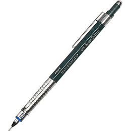 Faber-Castell TK-Fine Vario L Portaminas HB 0.7mm - Con Goma de Borrar - Clip de Metal - Color Verde