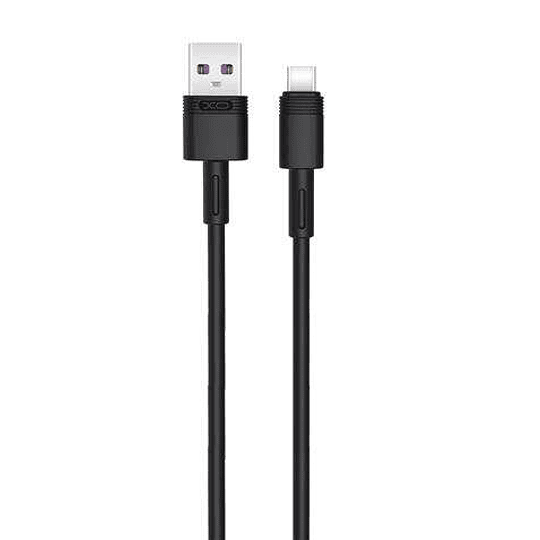 XO Cable USB-A Macho a USB-C Macho 5A - Carga Rapida + Transmision de Datos Alta Velocidad - Longitud 1m