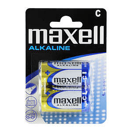 Maxell Pack de 2 Pilas Alcalinas LR14 C