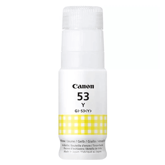 Canon Botella Tinta GI-53Y Amarillo