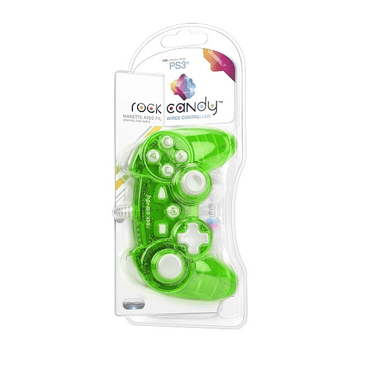 PDP ROCK CANDY WIRED CONTROLLER VERDE FLUORESCENTE/