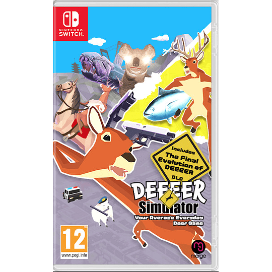 DEEEER SIMULATOR: YOUR AVERAGE EVERYDAY DEER GAME/PEGI 12