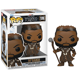 FUNKO POP! BLACK PANTHER WAKANDA FOREVER: M'BAKU (1098)/PEGI 3