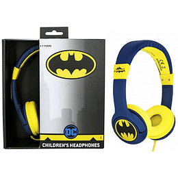 OTL WIRED HEADPHONE BATMAN MURCIELAGO (PS4/XBOX/SWITCH/MOVIL/TABLET) (3-7 AÑOS)/PEGI 7