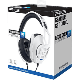 RIG PREMIER GAMING HEADSET 300 PRO HS WHITE (BLANCO) PS5/PS4/XBOX/PC/MOBILE/