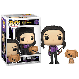 FUNKO POP! TELEVISION-HAWKEYE:KATE BISHOP WITH LUCKY THE PIZZA DOG (1212)/PEGI 3