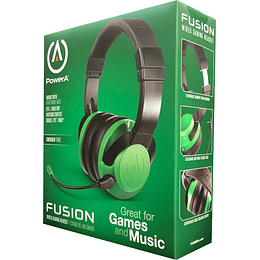 POWER A FUSION WIRED GAMING HEADSET EMERALD FADE (PS4/XBONE/SWITCH/PC/MAC)/