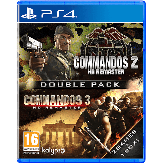 COMMANDOS 2  + COMMADOS 3 - HD REMASTER DOUBLE PACK/PEGI 16