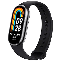 Xiaomi Mi Smart Band 8 Pulsera de Actividad Pantalla Amoled 1.62" - Bluetooth 5.2 - Frecuencia de Actualizacion de 60 Hz - Brillo Maximo de 600 nits -