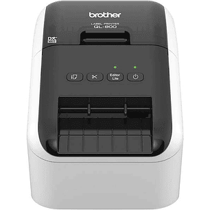 Brother QL800 Impresora Profesional Termica de Etiquetas USB - 93 Etiquetas por min. - Resolucion 300x600ppp - Impresion a Negro y Rojo - Cortador Aut